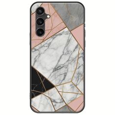 The Marble Collection - Modern Samsung Galaxy S23 FE 5G Black TPU (Μαύρη Σιλικόνη)