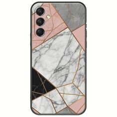 The Marble Collection - Modern Samsung Galaxy M34 5G Black TPU (Μαύρη Σιλικόνη)