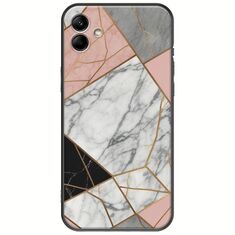 The Marble Collection - Modern Samsung Galaxy A04e Black TPU (Μαύρη Σιλικόνη)