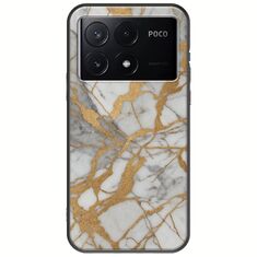 The Marble Collection - Elegance Xiaomi Poco X6 Pro 5G Black TPU (Μαύρη Σιλικόνη)