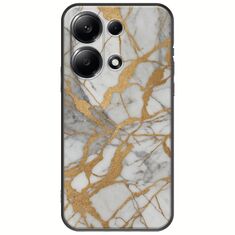 The Marble Collection - Elegance Xiaomi Redmi Note 13 Pro 4G Black TPU (Μαύρη Σιλικόνη)
