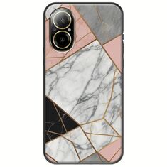 The Marble Collection - Modern Realme C67 4G Black TPU (Μαύρη Σιλικόνη)