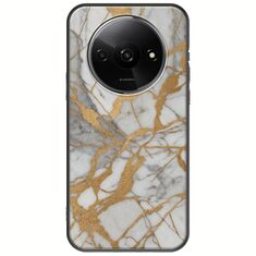 The Marble Collection - Elegance Xiaomi Redmi A3 Black TPU (Μαύρη Σιλικόνη)