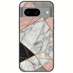 The Marble Collection - Modern Google Pixel 8a 5G Black TPU (Μαύρη Σιλικόνη)