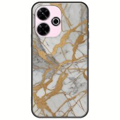 The Marble Collection - Elegance Xiaomi Redmi 13 4G Black TPU (Μαύρη Σιλικόνη)