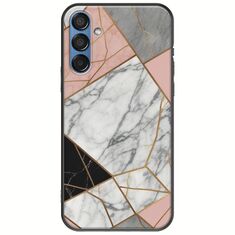 The Marble Collection - Modern Samsung Galaxy M15 5G Black TPU (Μαύρη Σιλικόνη)