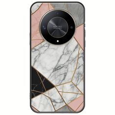 The Marble Collection - Modern Honor Magic 6 Lite 5G Black TPU (Μαύρη Σιλικόνη)