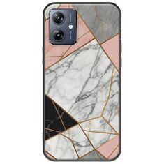 The Marble Collection - Modern Motorola Moto G54 5G Black TPU (Μαύρη Σιλικόνη)