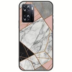 The Marble Collection - Modern OnePlus Nord N20 SE Black TPU (Μαύρη Σιλικόνη)