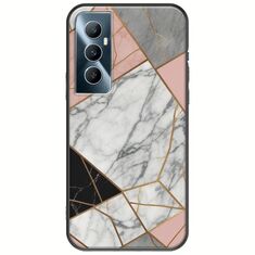 The Marble Collection - Modern Realme C65 4G Black TPU (Μαύρη Σιλικόνη)