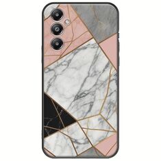 The Marble Collection - Modern Samsung Galaxy A16 4G / 5G Black TPU (Μαύρη Σιλικόνη)