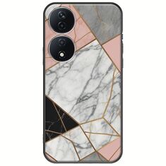 The Marble Collection - Modern Honor X7b Black TPU (Μαύρη Σιλικόνη)