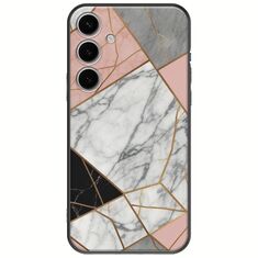 The Marble Collection - Modern Samsung Galaxy S24 FE 5G Black TPU (Μαύρη Σιλικόνη)