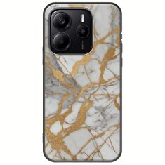 The Marble Collection - Elegance Xiaomi Redmi Note 14 5G Black TPU (Μαύρη Σιλικόνη)