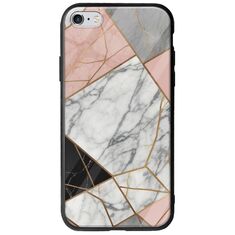 The Marble Collection - Modern iPhone 6/6s Groove TPU (Tempered Glass και TPU)