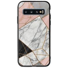 The Marble Collection - Modern Samsung Galaxy S10 Groove TPU (Tempered Glass και TPU)