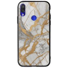 The Marble Collection - Elegance Xiaomi Redmi Note 7 Groove TPU (Tempered Glass και TPU)
