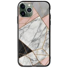 The Marble Collection - Modern iPhone 11 Pro Groove TPU (Tempered Glass και TPU)