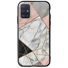 The Marble Collection - Modern Samsung Galaxy A51 Groove TPU (Tempered Glass και TPU)