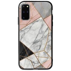 The Marble Collection - Modern Samsung Galaxy S20 Plus Groove TPU (Tempered Glass και TPU)