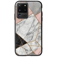 The Marble Collection - Modern Samsung Galaxy S20 Ultra Groove TPU (Tempered Glass και TPU)