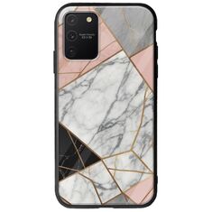 The Marble Collection - Modern Samsung Galaxy S10 Lite Groove TPU (Tempered Glass και TPU)