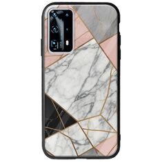 The Marble Collection - Modern Huawei P40 Groove TPU (Tempered Glass και TPU)