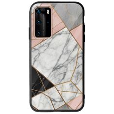 The Marble Collection - Modern Huawei P40 Pro Groove TPU (Tempered Glass και TPU)