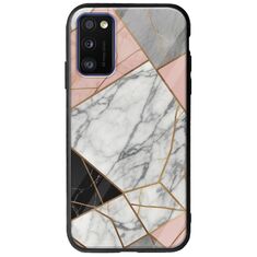 The Marble Collection - Modern Samsung Galaxy A41 Groove TPU (Tempered Glass και TPU)