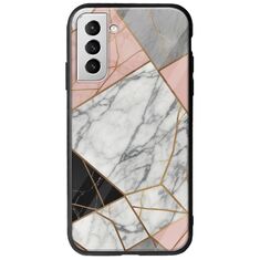 The Marble Collection - Modern Samsung Galaxy S21 Plus Groove TPU (Tempered Glass και TPU)