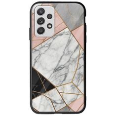 The Marble Collection - Modern Samsung Galaxy A32 5G Groove TPU (Tempered Glass και TPU)