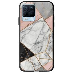The Marble Collection - Modern Realme 8 / 8 Pro Groove TPU (Tempered Glass και TPU)