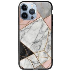 The Marble Collection - Modern iPhone 13 Pro Groove TPU (Tempered Glass και TPU)