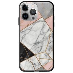 The Marble Collection - Modern iPhone 13 Pro Max Groove TPU (Tempered Glass και TPU)