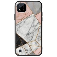 The Marble Collection - Modern Realme C11 2021 Groove TPU (Tempered Glass και TPU)