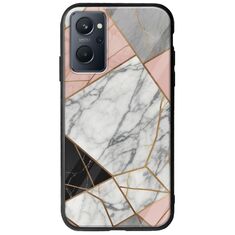 The Marble Collection - Modern Realme 9i Groove TPU (Tempered Glass και TPU)