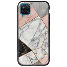 The Marble Collection - Modern Samsung Galaxy M12 Groove TPU (Tempered Glass και TPU)