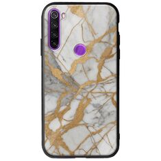 The Marble Collection - Elegance Xiaomi Redmi Note 8 2021 Groove TPU (Tempered Glass και TPU)