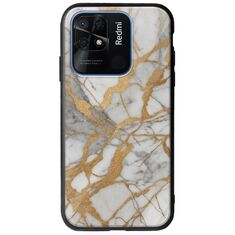 The Marble Collection - Elegance Xiaomi Redmi 10C Groove TPU (Tempered Glass και TPU)