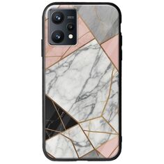 The Marble Collection - Modern Realme 9 4G Groove TPU (Tempered Glass και TPU)