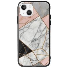 The Marble Collection - Modern iPhone 14 Groove TPU (Tempered Glass και TPU)