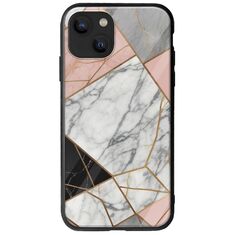 The Marble Collection - Modern iPhone 14 Plus Groove TPU (Tempered Glass και TPU)