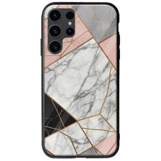 The Marble Collection - Modern Samsung Galaxy S23 Ultra 5G Groove TPU (Tempered Glass και TPU)