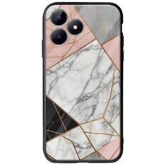The Marble Collection - Modern Realme C53 Groove TPU (Tempered Glass και TPU)