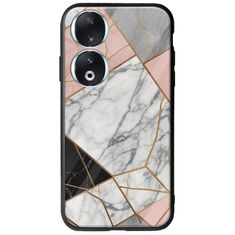 The Marble Collection - Modern Honor 90 5G Groove TPU (Tempered Glass και TPU)