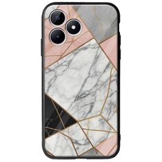 The Marble Collection - Modern Realme Note 50 Groove TPU (Tempered Glass και TPU)