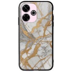 The Marble Collection - Elegance Xiaomi Poco M6 4G Groove TPU (Tempered Glass και TPU)