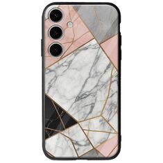 The Marble Collection - Modern Samsung Galaxy S25 5G Groove TPU (Tempered Glass και TPU)