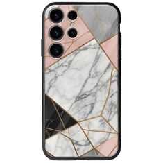 The Marble Collection - Modern Samsung Galaxy S25 Ultra 5G Groove TPU (Tempered Glass και TPU)