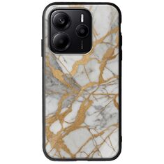 The Marble Collection - Elegance Xiaomi Redmi Note 14 5G Groove TPU (Tempered Glass και TPU)